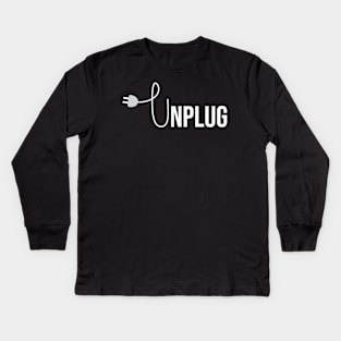 Unplug Kids Long Sleeve T-Shirt